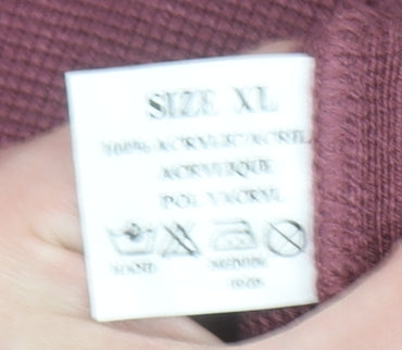 Womens UK Size XL Paramour Collection Purple Cardigan Jumper