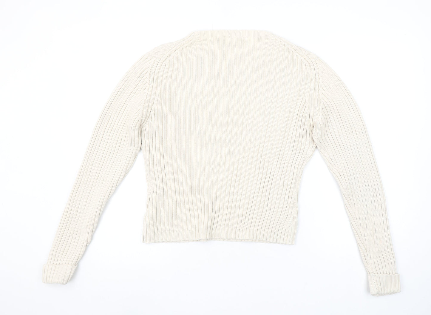 Womens UK Size L NEXT Ivory Pullover Jumper