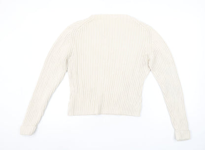 Womens UK Size L NEXT Ivory Pullover Jumper