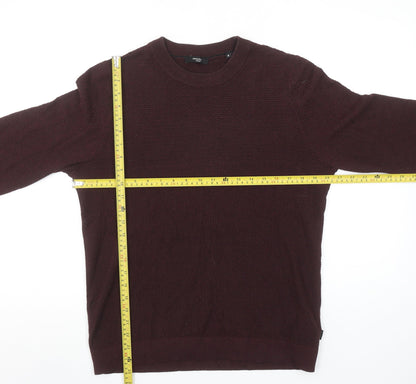 Mens UK Size S JACK & JONES Brown Pullover Jumper