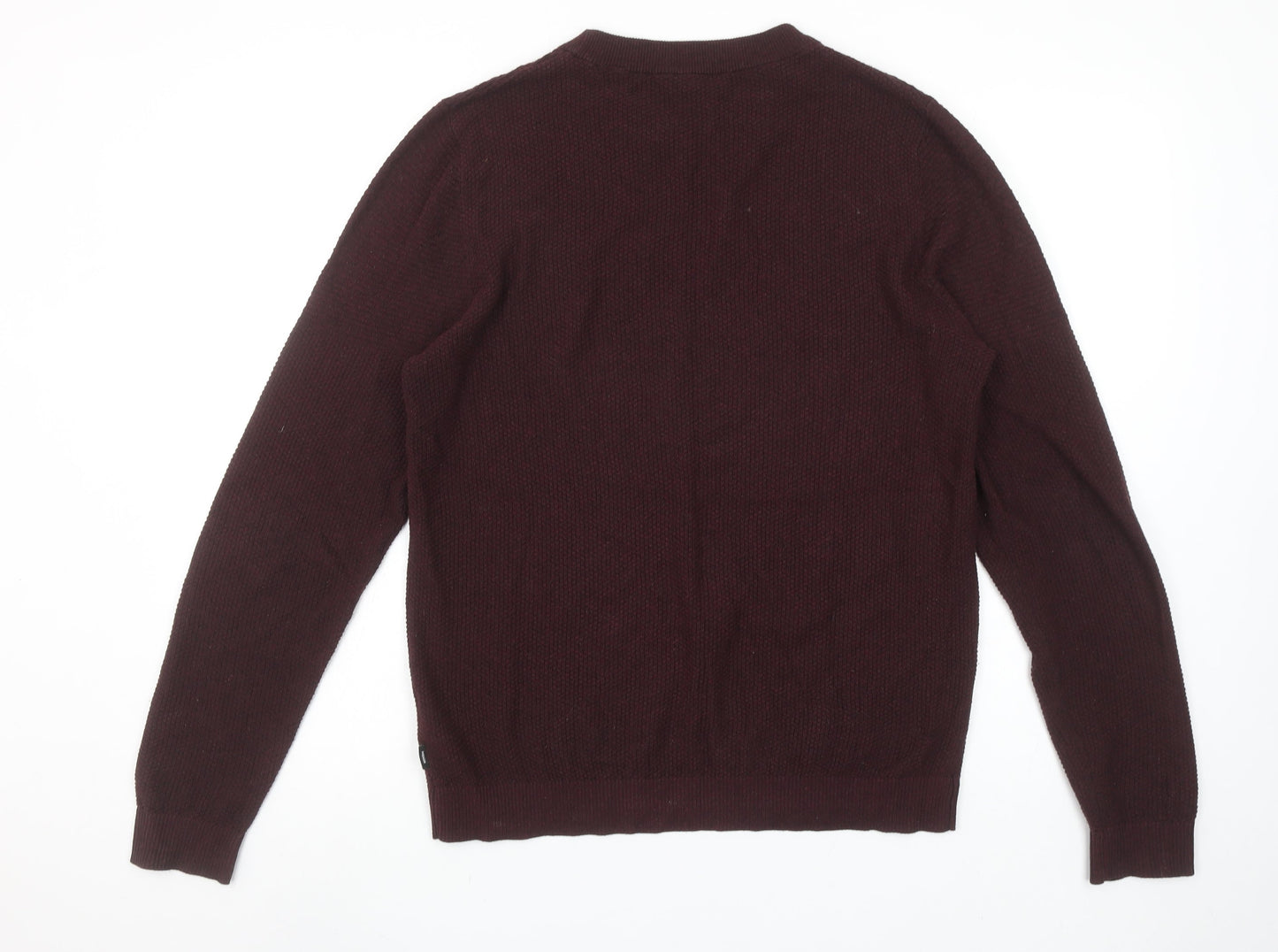 Mens UK Size S JACK & JONES Brown Pullover Jumper