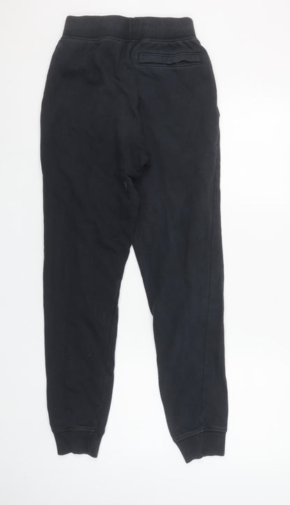 Womens UK Size XS Under armour Relaxed Fit Jogger Black Trousers