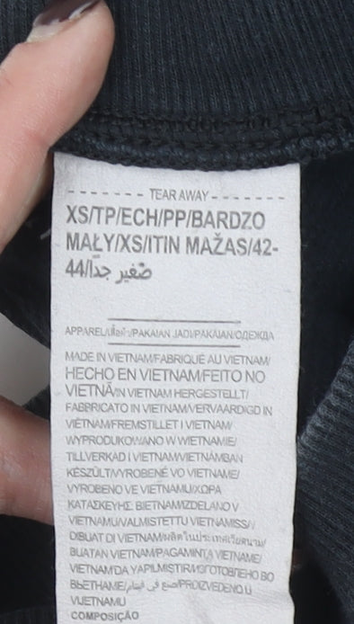 Womens UK Size XS Under armour Relaxed Fit Jogger Black Trousers
