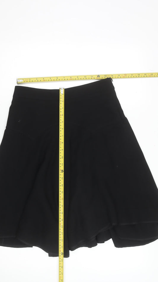 Womens UK Size 4 Zara Woman Flare Chiffon Skirt