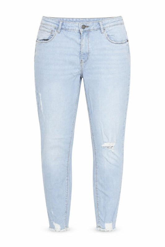 Womens UK Size 14 Noisy may Slim Fit Ankle Blue Jeans