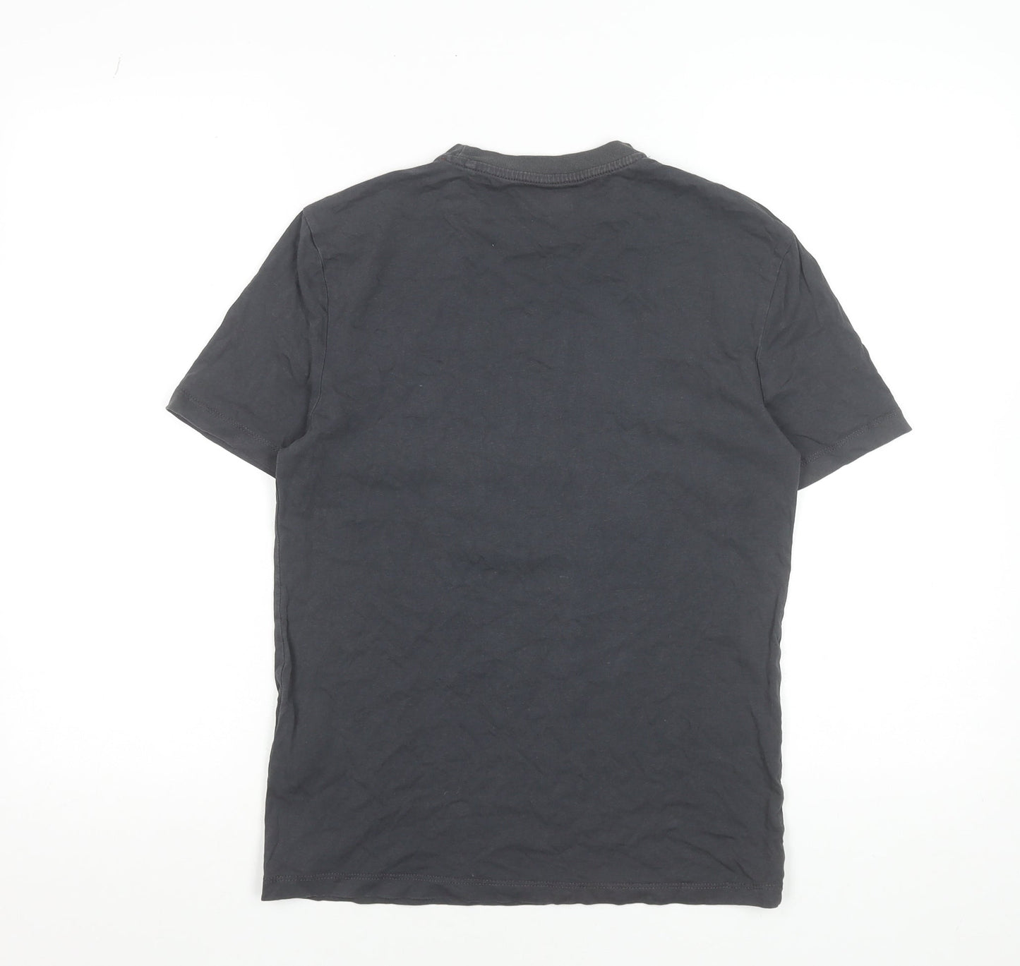 Womens UK Size XS Marvel Black Basic T-Shirt