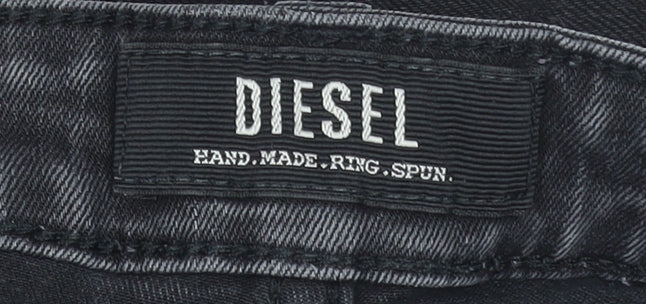 Diesel Women's Black Skinny Jeans Size 12 Regular 30/32 Stretch Denim