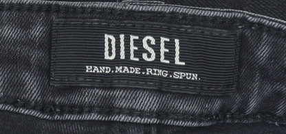 Diesel Women's Black Skinny Jeans Size 12 Regular 30/32 Stretch Denim