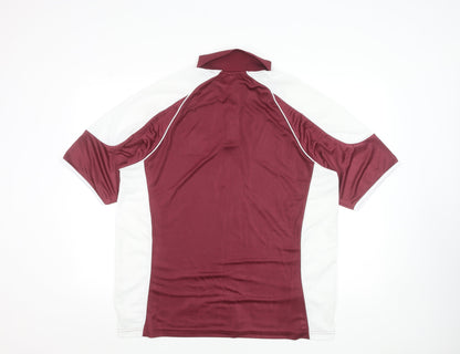 County Supporters Galway Men's Red White Polo Shirt XL Activewear