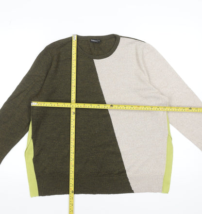 Womens UK Size 4 No2moro Green Pullover Jumper
