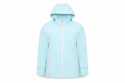 Girls UK Size 5-6 Years Hi Gear Blue Soft Shell