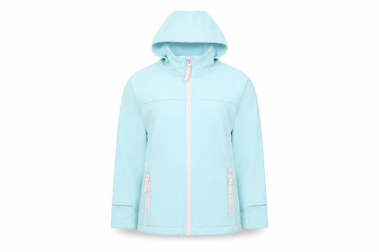 Girls UK Size 5-6 Years Hi Gear Blue Soft Shell