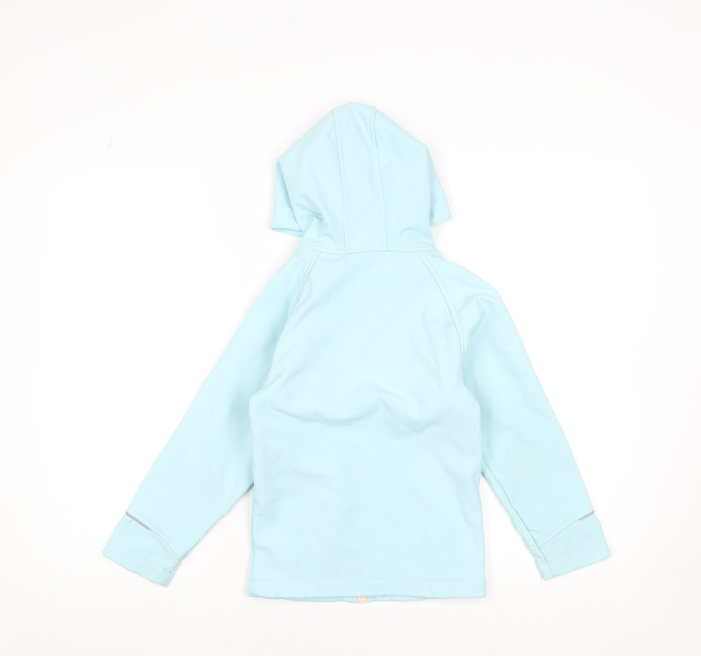 Girls UK Size 5-6 Years Hi Gear Blue Soft Shell