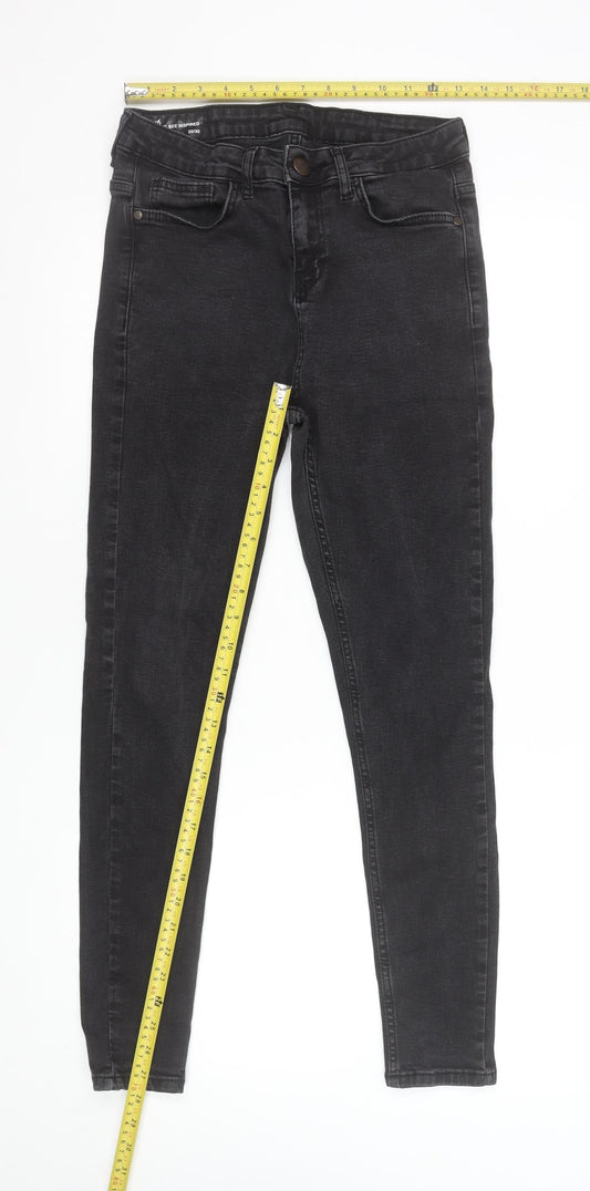 Bee Inspired Men's Black Skinny Jeans 30/30 Cotton Denim