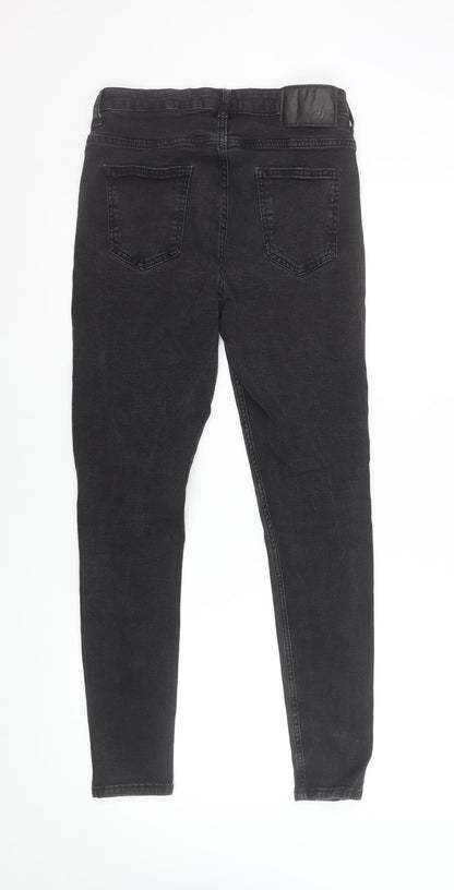 Bee Inspired Men's Black Skinny Jeans 30/30 Cotton Denim
