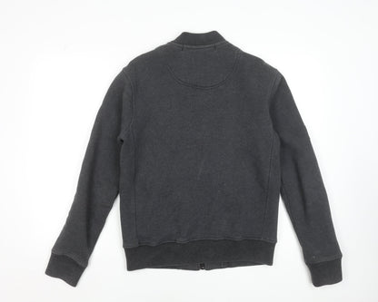 Superdry Men's Grey Full Zip Sweatshirt Jacket Size M