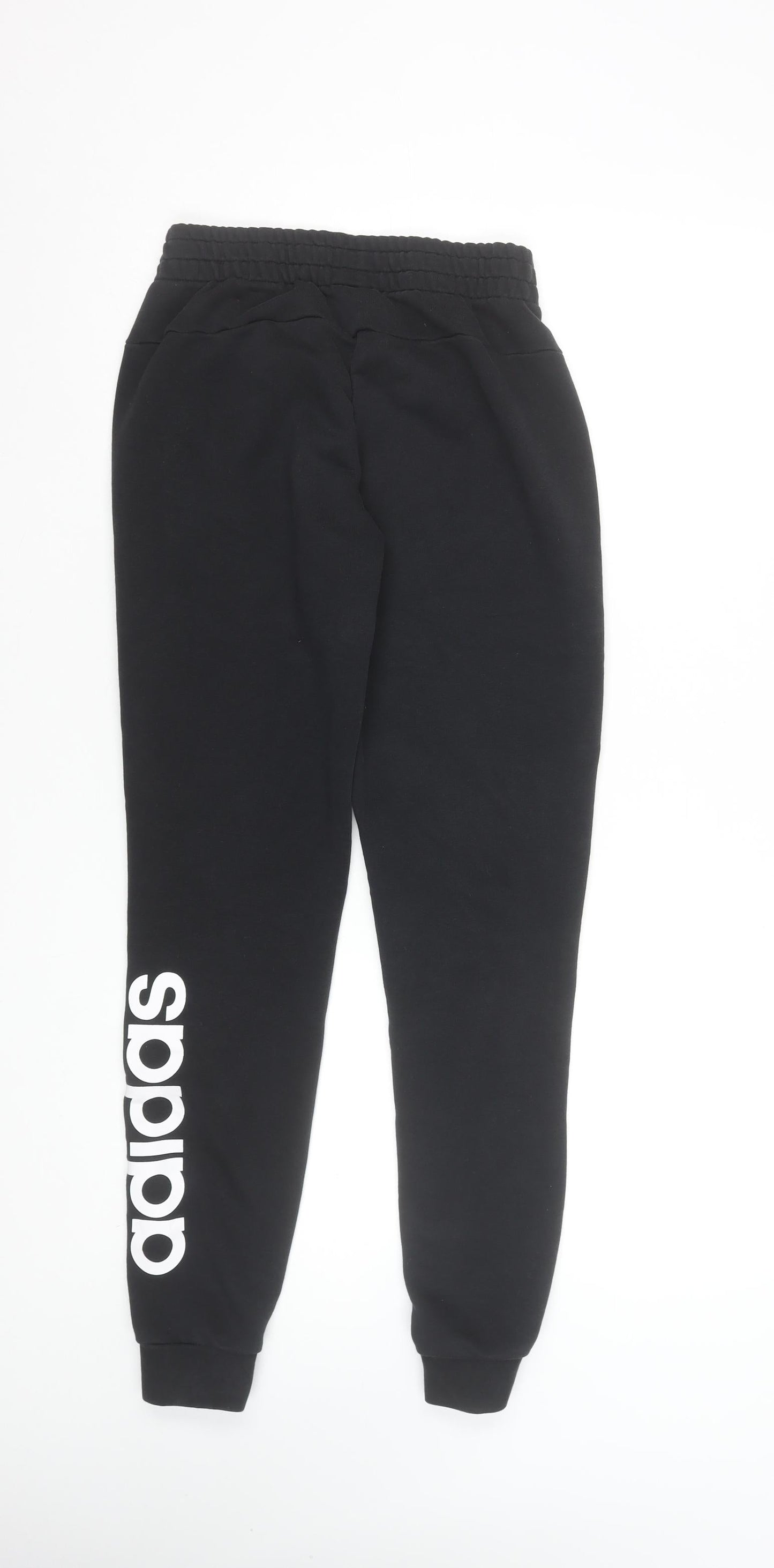 Womens UK Size XS adidas Regular Fit Jogger Black Trousers