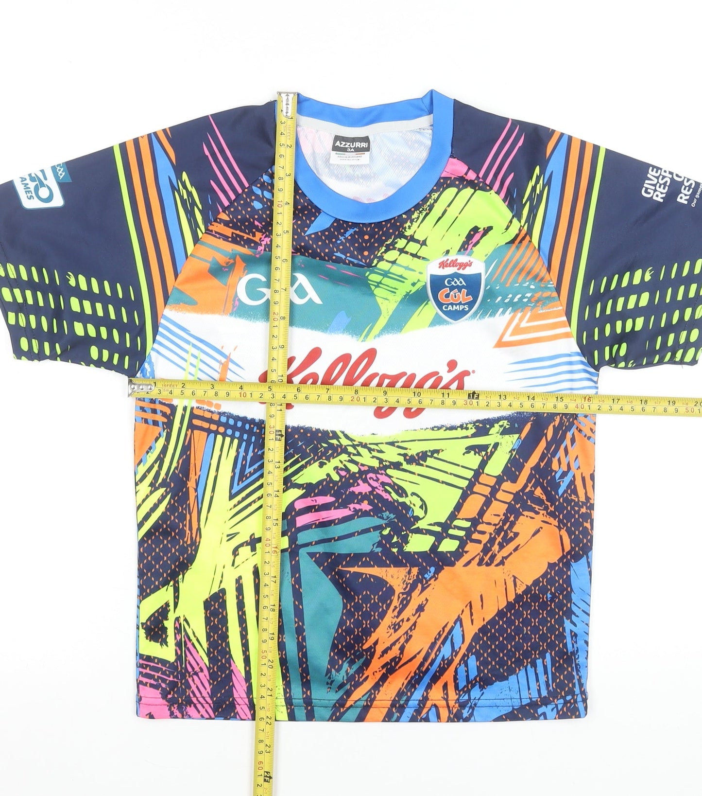 Azzurri Boys Multicoloured Graphic Sports T-Shirt Size 3 Years