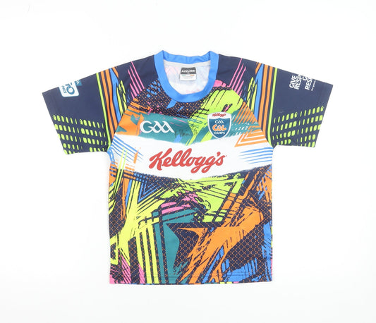 Azzurri Boys Multicoloured GAA Kellogg's Cúl Camps Jersey T-Shirt 3-4 Years