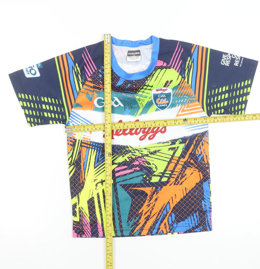 Azzurri Boys Multicoloured GAA Kellogg's Cúl Camps Jersey T-Shirt 3-4 Years