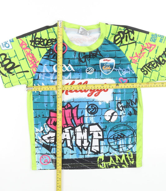 Azzurri Boys Multicoloured Kellogg’s Cool Camp Graphic Sports T-Shirt 2 Years