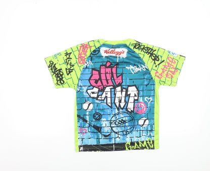 Azzurri Boys Multicoloured Kellogg’s Cool Camp Graphic Sports T-Shirt 2 Years