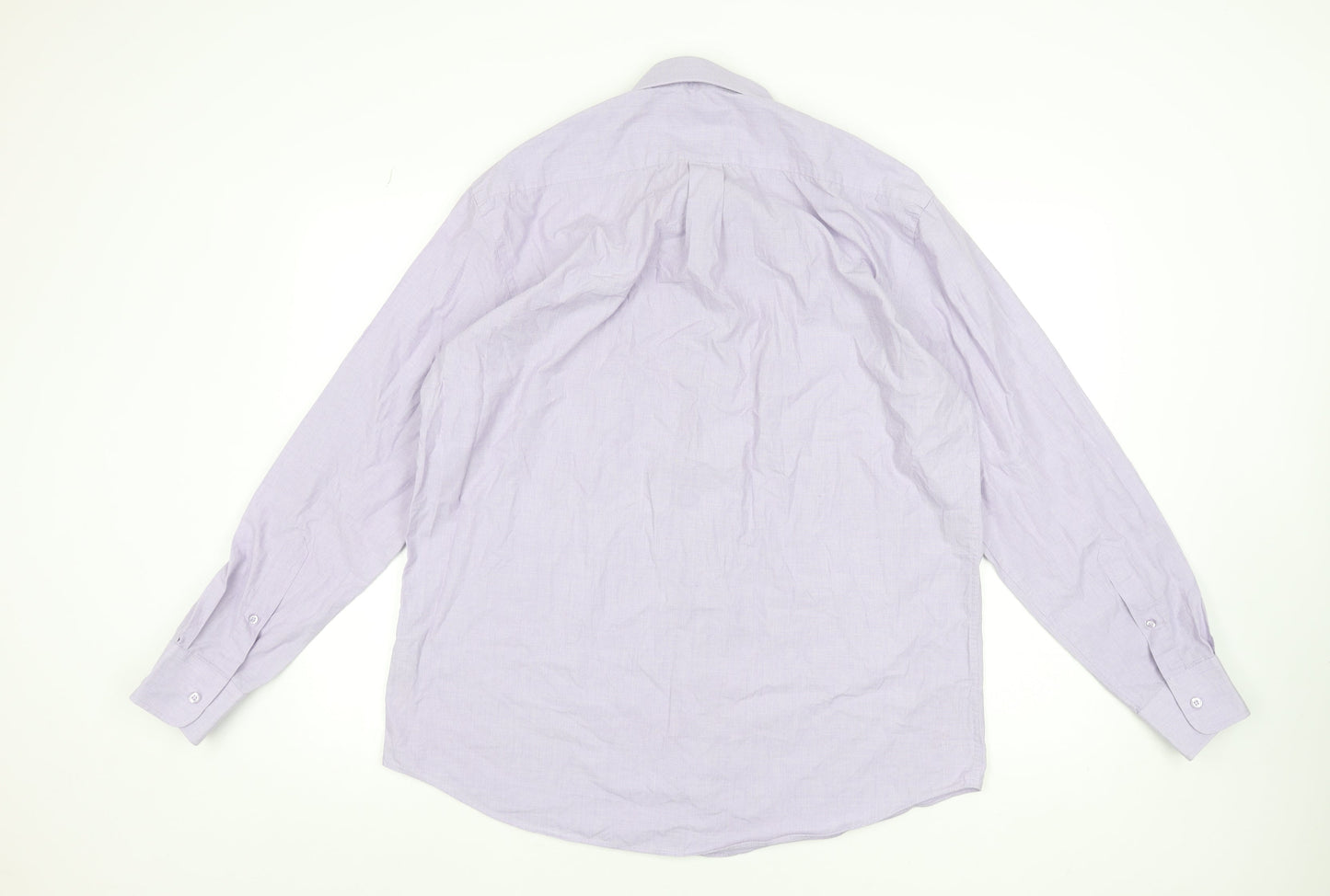 Mens UK Collar Size 16.5 Dunnes Stores Smart Purple  Dress Shirt