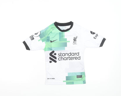 Nike Boys White Liverpool FC M. Salah 6 Years Football Jersey Shirt