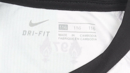 Nike Boys White Liverpool FC M. Salah 6 Years Football Jersey Shirt