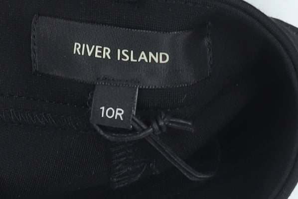 River Island Women’s Black Cargo Skinny Trousers Size 10R