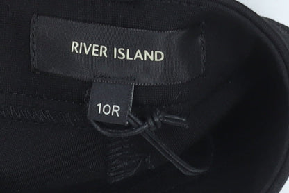 River Island Women’s Black Cargo Skinny Trousers Size 10R