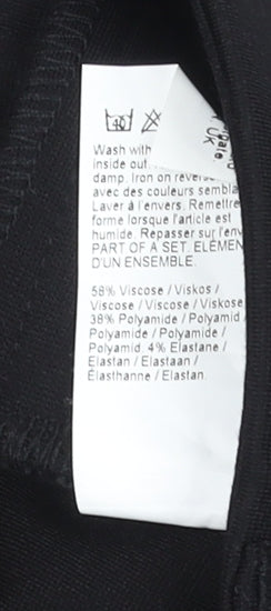 River Island Women’s Black Cargo Skinny Trousers Size 10R