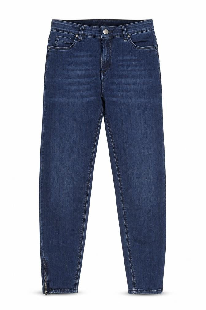 Womens UK Size 10 C.RO Slim Fit Ankle Blue Jeans