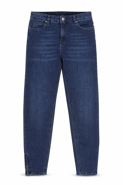 Womens UK Size 10 C.RO Slim Fit Ankle Blue Jeans