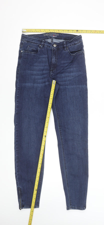 Womens UK Size 10 C.RO Slim Fit Ankle Blue Jeans