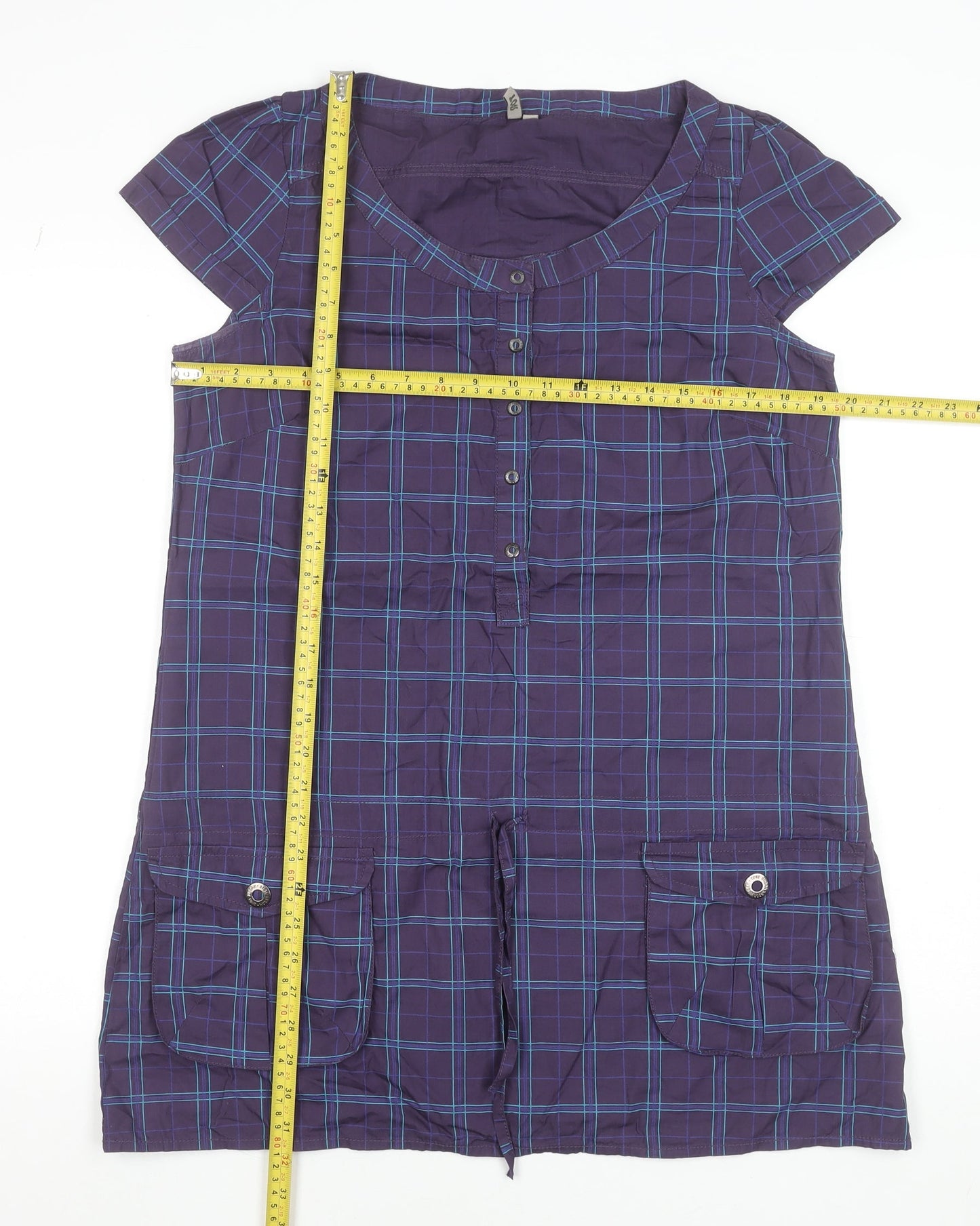 Womens UK Size 14 SPOT Shirt Dress