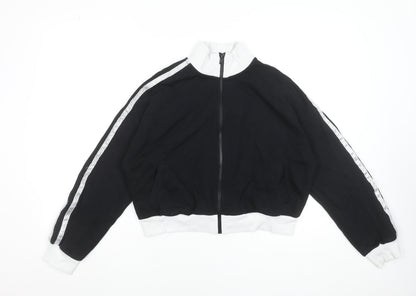 Girls UK Size 13-14 Years Marks and Spencer Black Full Zip Hoodie