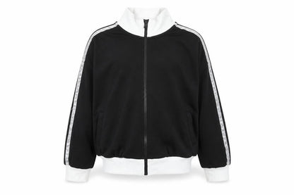 Front view of Marks & Spencer girls’ black full zip hoodie 13-14 years cotton blend