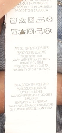 Denim Co. Women's Blue Skinny Jeans Size 10 Regular Fit Stretch Denim