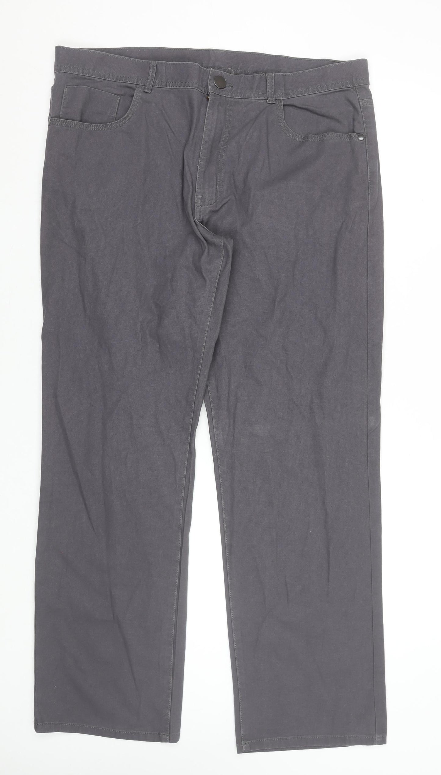 Mens UK Size 38 in St. Bernard for Dunnes Stores Regular Fit Chino Grey Trousers