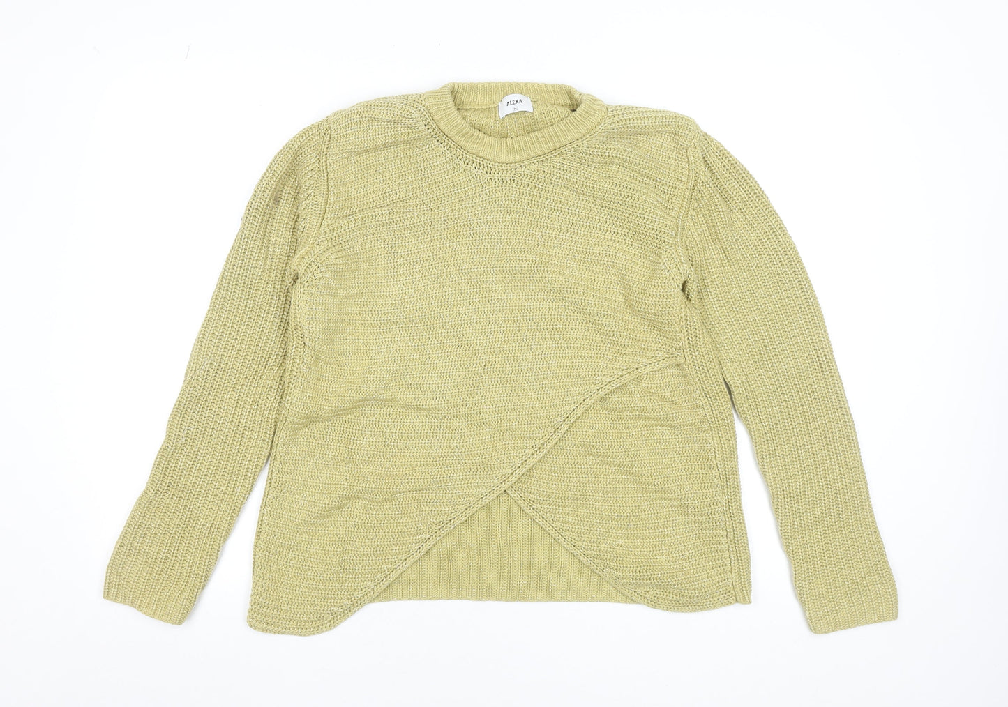 Womens UK Size M ALEXA Beige Pullover Jumper