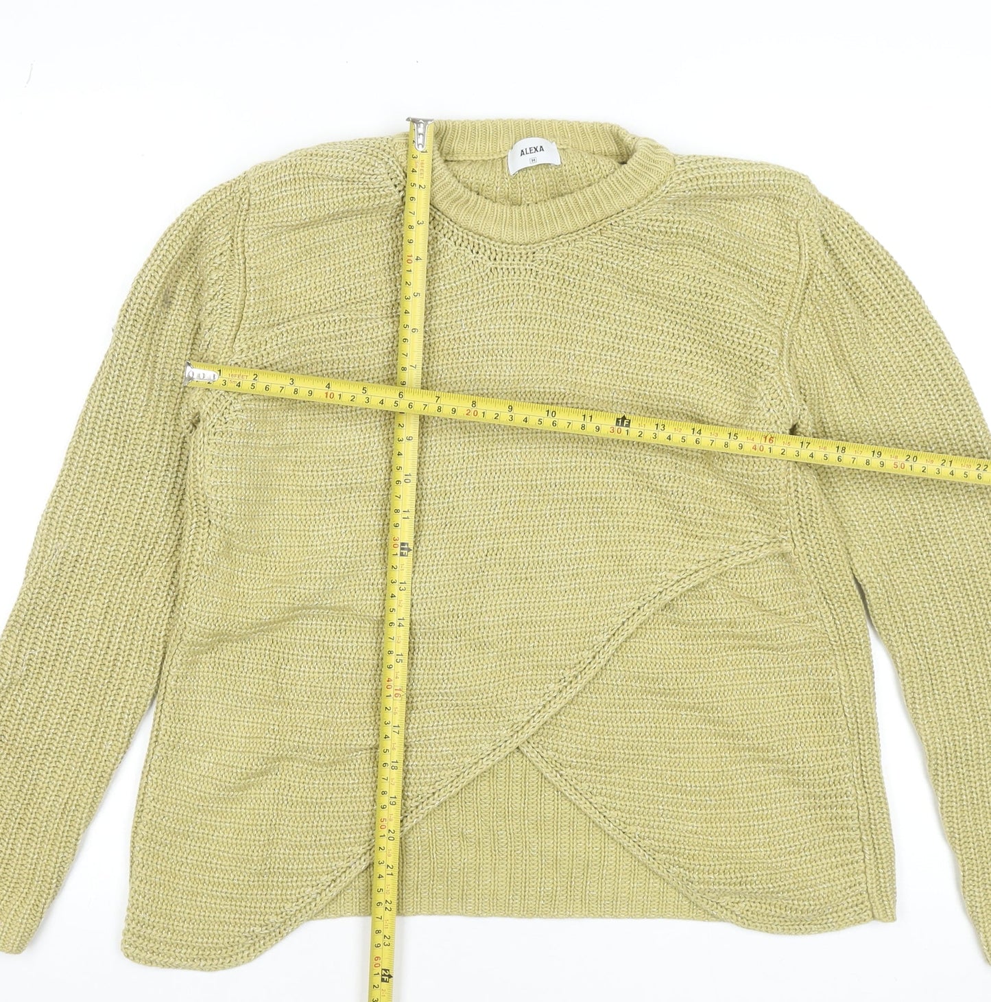 Womens UK Size M ALEXA Beige Pullover Jumper