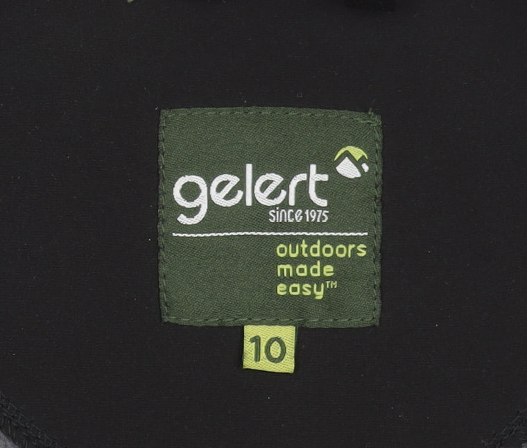 Gelert Women's Black Soft Shell Outdoor Jacket Size 10
