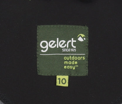 Gelert Women's Black Soft Shell Outdoor Jacket Size 10