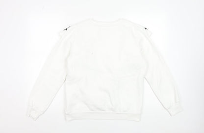 Womens UK Size 12 Savida White Pullover Sweatshirt