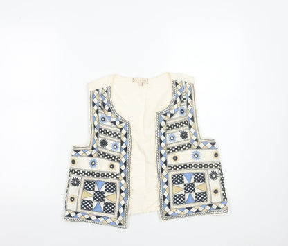 Womens UK Size S Mirasol Multicoloured Bohemian Blouse