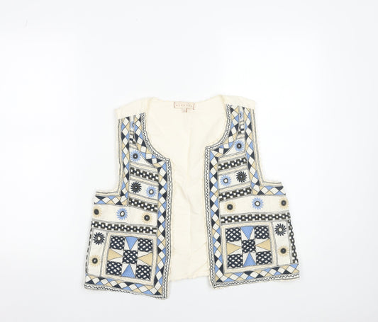 Womens UK Size S Mirasol Multicoloured Bohemian Blouse