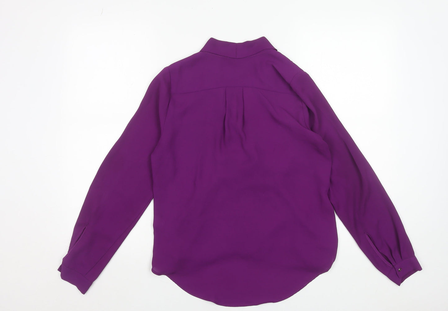 Womens UK Size 8 River Island Purple Wrap Blouse