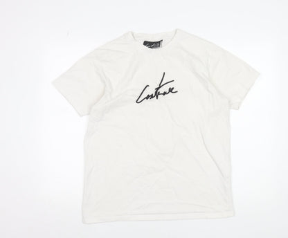 Mens UK Size L Couture White  T-Shirt