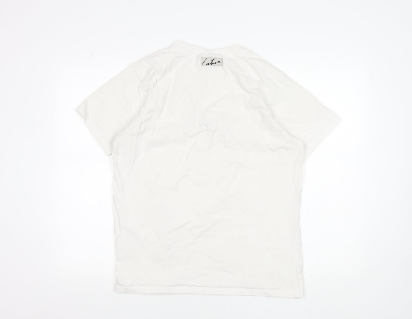 Mens UK Size L Couture White  T-Shirt